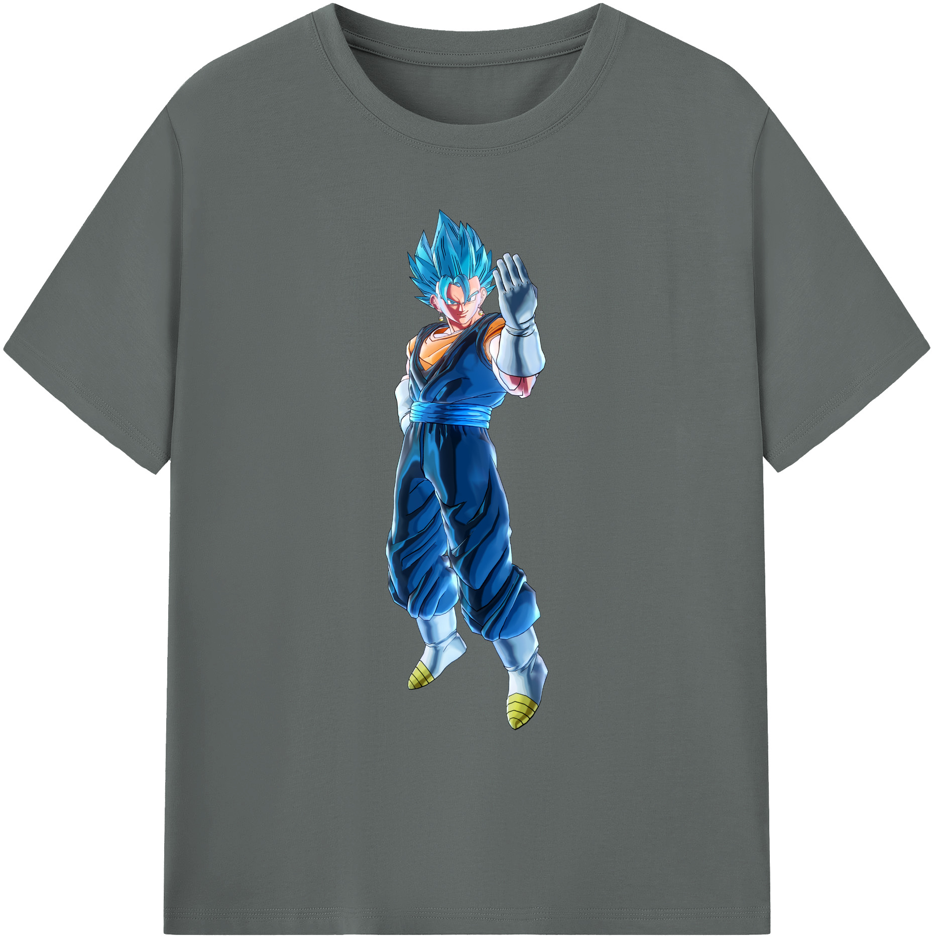 （画像用） ドラゴンボール ベジット DRAGON BALL Vegetto 綿100％ メンズ半袖Tシャツ｜肌触りやわらか＆通気性